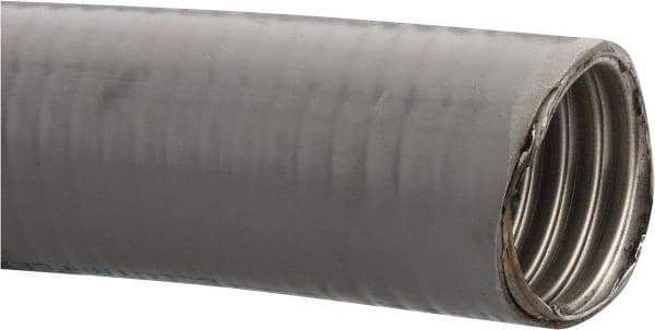 Made in USA - 1-1/4" Trade Size, 50' Long, Flexible Liquidtight Conduit - Steel - Benchmark Tooling