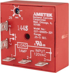 NCC - 5 Pin, Time Delay Relay - 1 at Resistive or Inductive Load Contact Amp, 120 VAC, On Board Trimpot - Benchmark Tooling