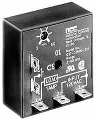 NCC - 5 Pin, Time Delay Relay - 1 at Resistive or Inductive Load Contact Amp, 120 VAC, On Board Trimpot - Benchmark Tooling