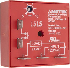 NCC - 5 Pin, Time Delay Relay - 1 at Resistive or Inductive Load Contact Amp, 120 VAC, On Board Trimpot - Benchmark Tooling