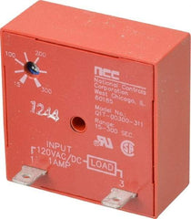 NCC - 2 Pin, Time Delay Relay - 1 at Resistive or Inductive Load Contact Amp, 120 VAC/VDC, On Board Trimpot - Benchmark Tooling