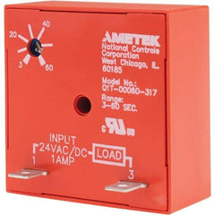 NCC - 2 Pin, Time Delay Relay - 1 at Resistive or Inductive Load Contact Amp, 24 VAC/VDC, On Board Trimpot - Benchmark Tooling