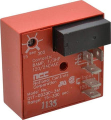 NCC - 5 Pin, SPDT Time Delay Relay - 8 at 250 VAC Resistive Load Contact Amp, 120 VAC, On Board Trimpot - Benchmark Tooling