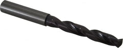 Guhring - 8.7mm 140° Solid Carbide Jobber Drill - FIREX Finish, Right Hand Cut, Spiral Flute, Straight Shank, 103mm OAL, SU Point - Benchmark Tooling