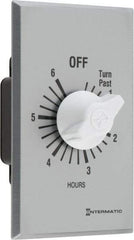 Intermatic - 6 hr Indoor Analog Spring-wound Mechanical Timer - 125 VAC, 50/60 Hz, - Benchmark Tooling