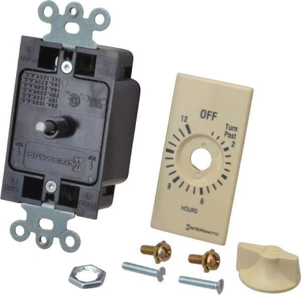 Intermatic - 12 hr Indoor Analog Spring-wound Mechanical Timer - 125 VAC, 50/60 Hz, - Benchmark Tooling