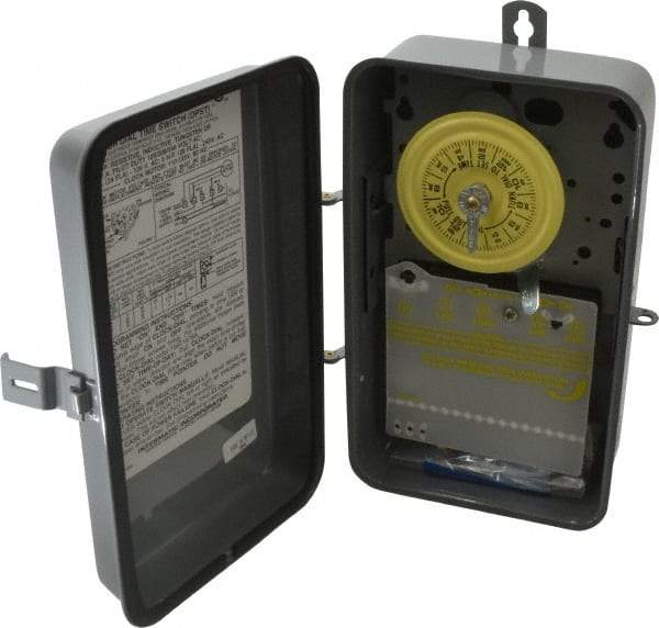 Intermatic - 24 hr Outdoor Analog Electromechanical Timer Switch - 1 to 12 On/Off, 125 VAC, 60 Hz, - Benchmark Tooling