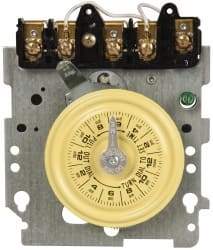 Intermatic - 24 hr Mechanism Only Analog Electromechanical Timer Switch - 12 On/Off per Day, 208 to 277 VAC, 60 Hz, - Benchmark Tooling