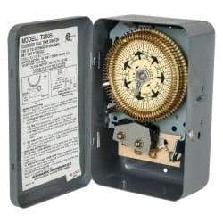 Intermatic - 7 Day Indoor Analog Electromechanical Timer Switch - 6 On/Off per Day, 120 VAC, 60 Hz, - Benchmark Tooling