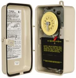 Intermatic - 24 hr Outdoor Analog Electromechanical Timer - 12 On/Off per Day, 208 to 277 VAC, 60 Hz, - Benchmark Tooling