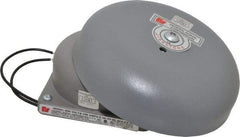 Federal Signal Corp - 6" Diam, 120 Volt Bell - 0.08 Amps, 100 Decibles at 10', Vibrating - Benchmark Tooling