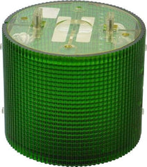 Federal Signal Corp - Incandescent Lamp, Green, Flashing and Steady, Stackable Tower Light Module - 120 VAC, 0.13 Amp, 1 NEMA Rated, Base Mount - Benchmark Tooling