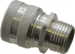 Hubbell Wiring Device-Kellems - 12.7 to 15.9mm Capacity, Liquidtight, Straight Strain Relief Cord Grip - 1/2 NPT Thread, Aluminum - Benchmark Tooling