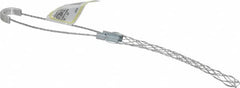 Hubbell Wiring Device-Kellems - 0.32 to 0.43 Inch Cable Diameter, Galvanized Steel, Single Loop Support Grip - 8 Inch Long, 450 Lb. Breaking Strength, 4 Inch Mesh Length - Benchmark Tooling