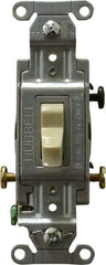 Hubbell Wiring Device-Kellems - 3 Pole, 120 to 277 VAC, 20 Amp, Commercial Grade, Toggle, Wall and Dimmer Light Switch - 4-1/16 Inch High - Benchmark Tooling