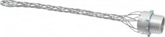 Hubbell Wiring Device-Kellems - 10.9 to 13.7mm Capacity, Dust-tight, Straight Strain Relief Cord Grip - 1/2 NPT Thread, 4-3/4" Long, Aluminum - Benchmark Tooling