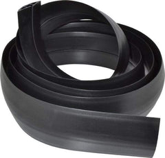 Hubbell Wiring Device-Kellems - 1 Channel, 10 Ft Long, 7.9mm Max Compatible Cable Diam, Black PVC On Floor Cable Cover - 2-3/4" Overall Width x 13.5mm Overall Height, 15.2mm Channel Width x 7.9mm Channel Height - Benchmark Tooling