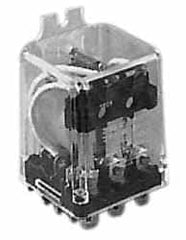 ACI - 11 Pins, Square Electromechanical Blade General Purpose Relay - 10 Amp at 240 VAC, 3PDT, 12 VDC - Benchmark Tooling