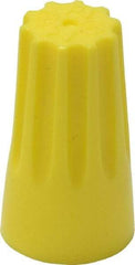 3M - 3, 20 to 2, 12 AWG, 600 Volt, Fire Resistant, Standard Twist on Wire Connector - Yellow, 221°F - Benchmark Tooling