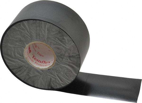 3M - 2" x 100', Black Vinyl Electrical Tape - Series 1100, 10 mil Thick, 25 Lb./Inch Tensile Strength - Benchmark Tooling