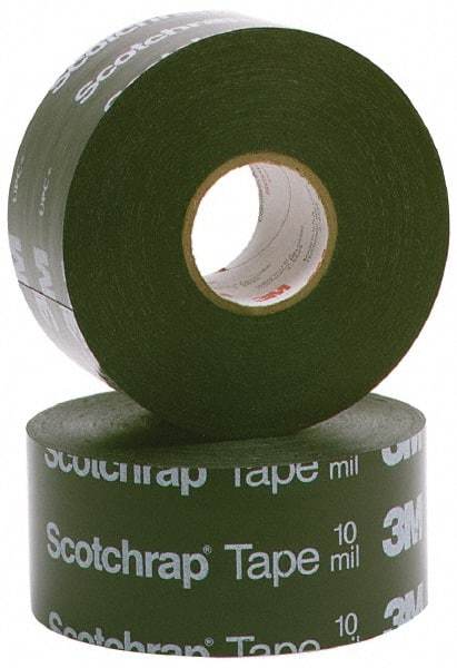 3M - 1" x 100', Black Vinyl Electrical Tape - Series 51, 20 mil Thick, 575 V/mil Dielectric Strength, 40 Lb./Inch Tensile Strength - Benchmark Tooling