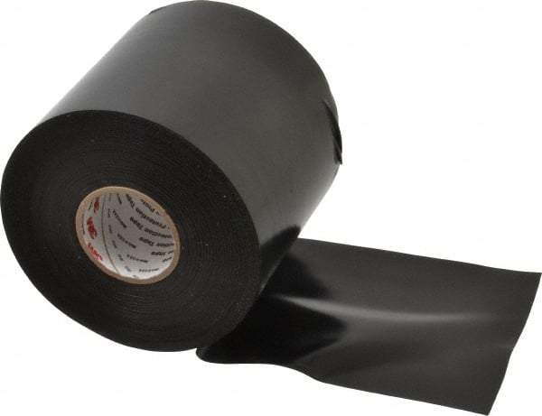 3M - 4" x 100', Black Vinyl Electrical Tape - Series 50, 10 mil Thick, 20 Lb./Inch Tensile Strength - Benchmark Tooling