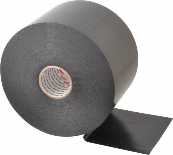 3M - 4" x 100', Black Vinyl Electrical Tape - Series 51, 20 mil Thick, 575 V/mil Dielectric Strength, 40 Lb./Inch Tensile Strength - Benchmark Tooling