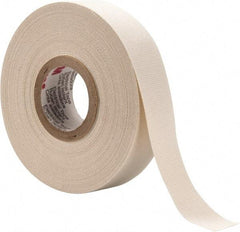 3M - 3/4" x 66', White Glass Cloth Electrical Tape - Series 27, 7 mil Thick, 150 Lb./Inch Tensile Strength - Benchmark Tooling