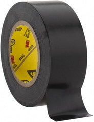 3M - 3/4" x 20', Black Vinyl Electrical Tape - Series 33+, 7 mil Thick, 1,150 V/mil Dielectric Strength, 15 Lb./Inch Tensile Strength - Benchmark Tooling