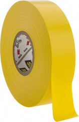 3M - 3/4" x 66', Yellow Vinyl Electrical Tape - Series 35, 7 mil Thick, 1,250 V/mil Dielectric Strength, 17 Lb./Inch Tensile Strength - Benchmark Tooling