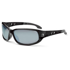 Valkyrie Silver Mirror Lens Black Safety Glasses - Benchmark Tooling