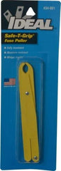 Ideal - 5 Inch Long, Glass Filled Polypropylene, Insulated Fuse Puller - For Use with 250 Volt 9/32 Inch to 1/2 Inch Diameter Fuses, Cartridge Fuses - Benchmark Tooling