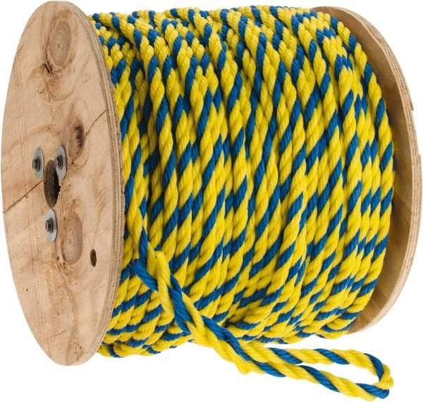 Ideal - 600 Ft. Long, 466 Lb. Load, Polypropylene Rope - 1/2 Inch Diameter, 3,780 Lb. Breaking Strength - Benchmark Tooling