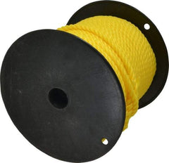 Ideal - 250 Ft. Long, 300 Lb. Load, Polypropylene Rope - 3/8 Inch Diameter, 2,430 Lb. Breaking Strength - Benchmark Tooling