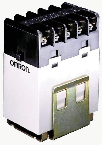 Omron - Standard Electromechanical Screw General Purpose Relay - 25 Amp at 220 VAC, 3PST-NO\xB6SPST-NC, 24 VDC, 34.5mm Wide x 64mm High x 51.5mm Deep - Benchmark Tooling