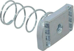 Thomas & Betts - Steel Regular Spring Strut Nut - 1/4" Bolt, Used with Thomas & Betts Channel Type A Only - Benchmark Tooling