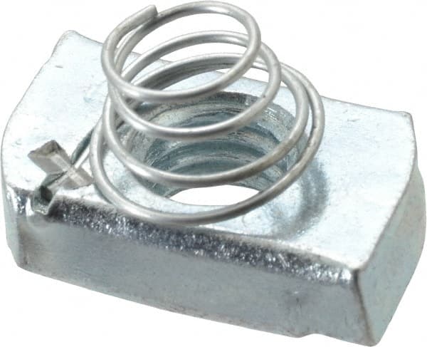 Thomas & Betts - Steel Short Spring Strut Nut - 1/2" Bolt, Used with Thomas & Betts Channel Type B Only - Benchmark Tooling