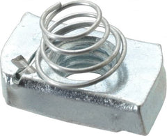 Thomas & Betts - Steel Short Spring Strut Nut - 1/2" Bolt, Used with Thomas & Betts Channel Type B Only - Benchmark Tooling