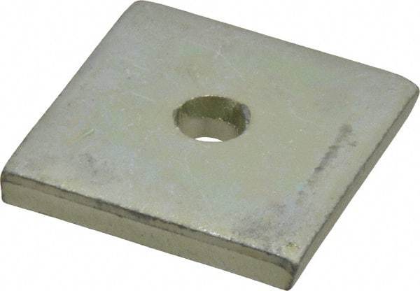 Thomas & Betts - Steel Square Strut Washer - 1/4" Bolt, Used with Thomas & Betts Channels & Strut - Benchmark Tooling