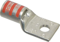 Thomas & Betts - 3/0 AWG Noninsulated Compression Connection Square Ring Terminal - 5/16" Stud, 1.98" OAL x 0.92" Wide, Tin Plated Copper Contact - Benchmark Tooling