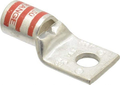 Thomas & Betts - 3/0 AWG Noninsulated Compression Connection Rectangle Ring Terminal - 3/8" Stud, 2.03" OAL x 0.92" Wide, Tin Plated Copper Contact - Benchmark Tooling