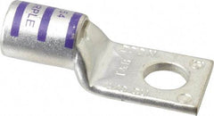 Thomas & Betts - 4/0 AWG Noninsulated Compression Connection Square Ring Terminal - 1/2" Stud, 2-1/2" OAL x 1.03" Wide, Tin Plated Copper Contact - Benchmark Tooling