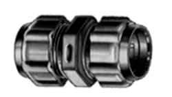 Thomas & Betts - 4" Trade, Die Cast Zinc Compression EMT Conduit Coupling - Noninsulated - Benchmark Tooling