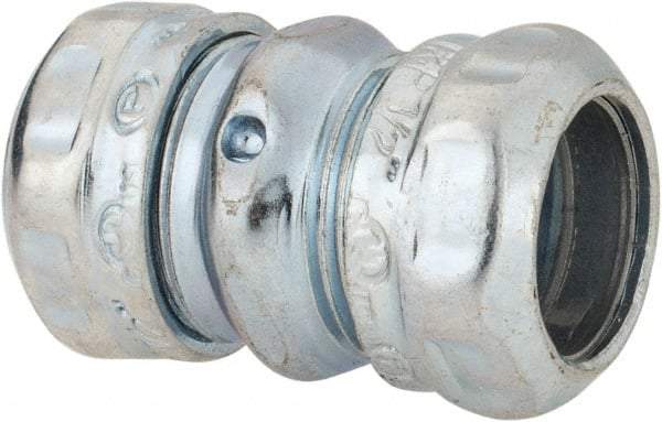 Thomas & Betts - 1/2" Trade, Steel Compression EMT Conduit Coupling - Noninsulated - Benchmark Tooling