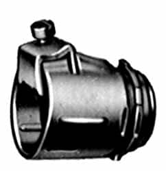 Thomas & Betts - 3-1/2" Trade, Malleable Iron Set Screw Straight FMC Conduit Connector - Insulated - Benchmark Tooling