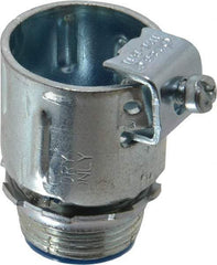 Thomas & Betts - 3/4" Trade, Steel Set Screw Straight FMC Conduit Connector - Insulated - Benchmark Tooling