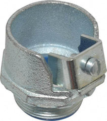 Thomas & Betts - 1-1/4" Trade, Malleable Iron Set Screw Straight FMC Conduit Connector - Insulated - Benchmark Tooling