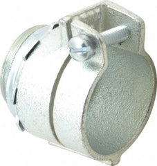 Thomas & Betts - 1" Trade, Malleable Iron Squeeze Clamp Straight FMC Conduit Connector - Noninsulated - Benchmark Tooling