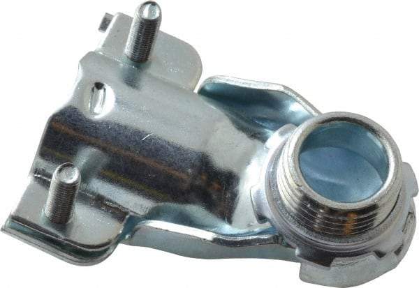 Thomas & Betts - 1/2" Trade, Steel Squeeze Clamp 90° FMC Conduit Connector - Noninsulated - Benchmark Tooling