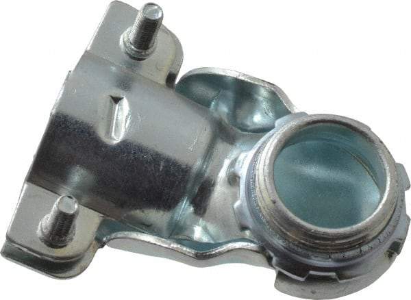 Thomas & Betts - 3/4" Trade, Malleable Iron Squeeze Clamp 90° FMC Conduit Connector - Noninsulated - Benchmark Tooling